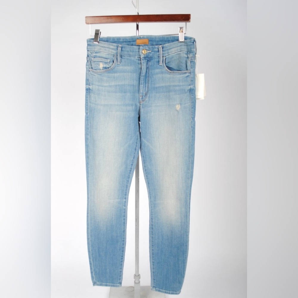 MOTHER Light Blue Straight Leg Jeans